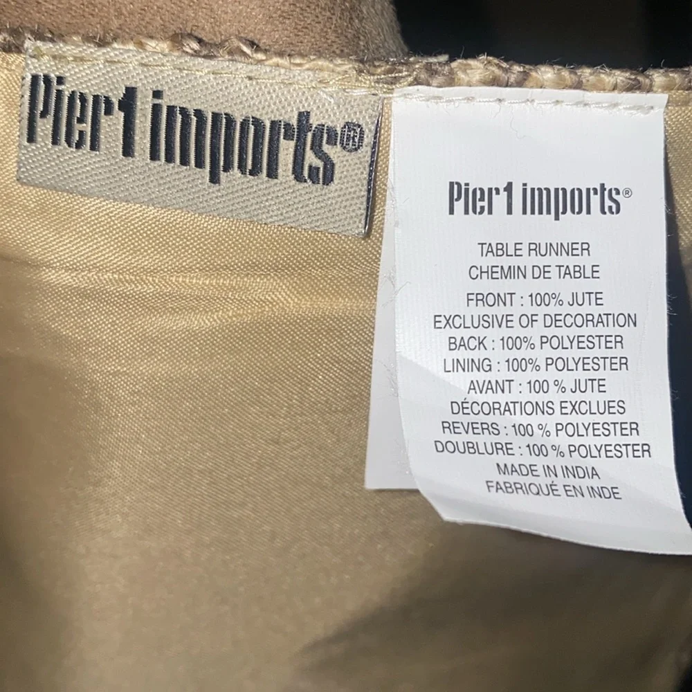 Pier 1 Imports table runner